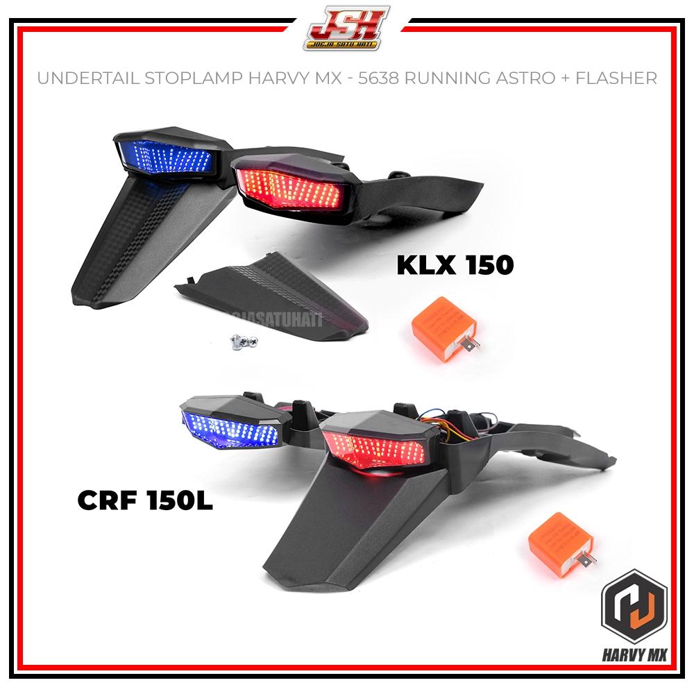 Undertail Stoplamp Lampu Stop 5638 Astro Running LED HARVYMX CRF 150L KLX 150 Bigfoot Dtracker New
