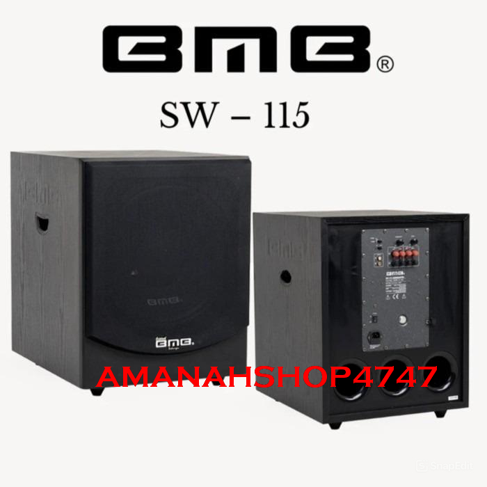 SUBWOOFER BMB SW 115 AKTIF HIGH BASS ( 15 inch ) - SW115