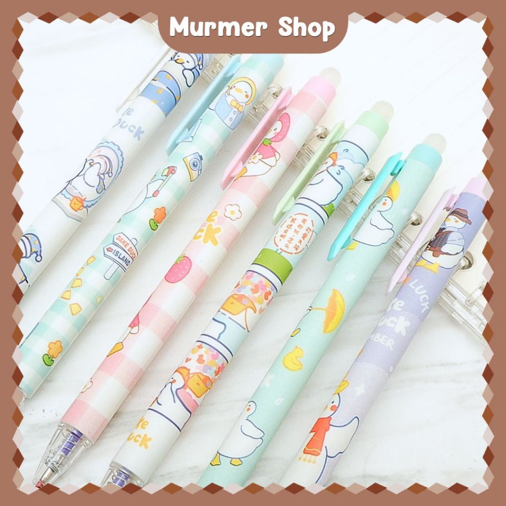 

Pena Mekanik Hapus GP89052 0,5mm Dake Duck Pulpen Cetek Eraser Gel Pen