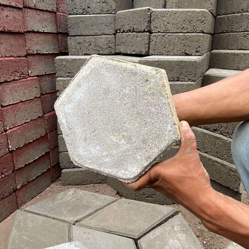 Paving Block, Hexagonal Paving Block, Paving Blok Segi Enam, Roster Beton, Kerawang
