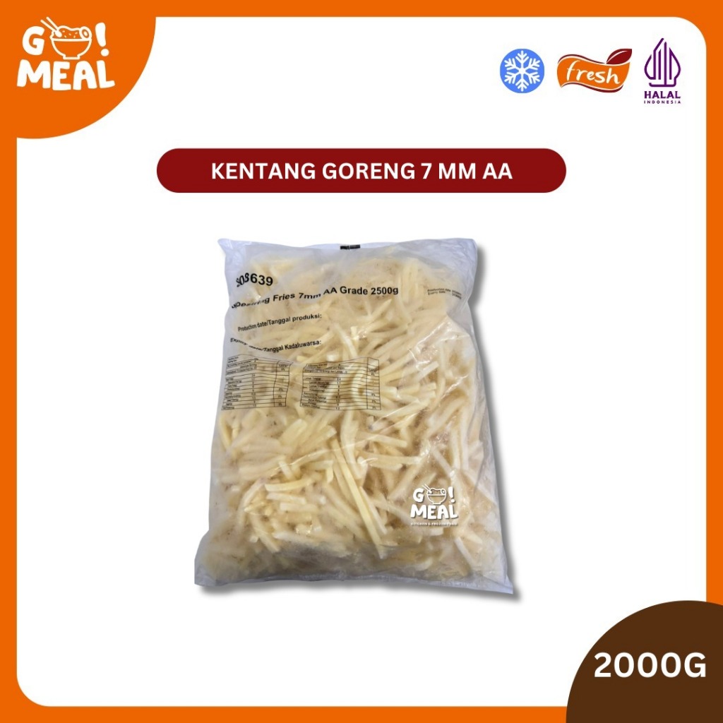 

KENTANG GORENG / KENTANG TANPA MERK / KENTANG GORENG 2,5 KG