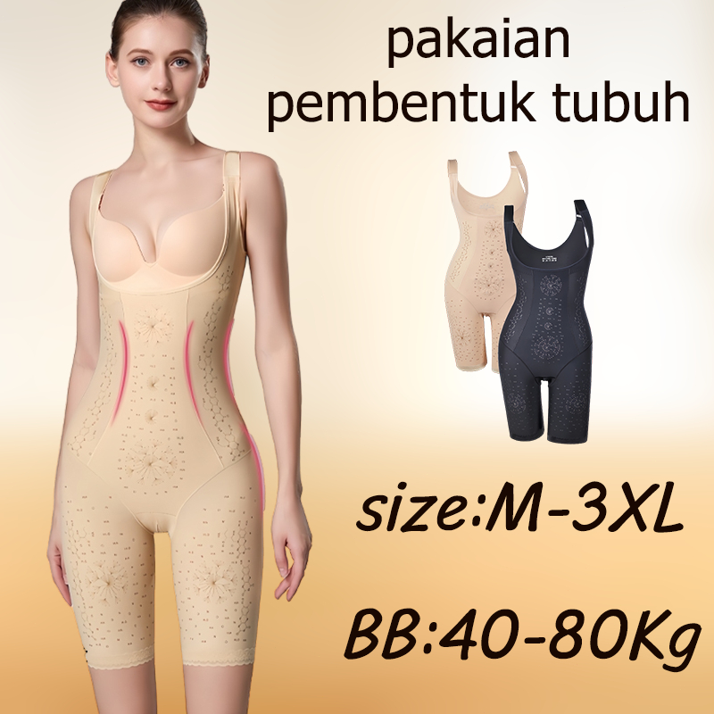 Tourmaline Full Body Shaper / Korset Seluruh Badan / Pembentuk Badan / Pakaian Pelangsing