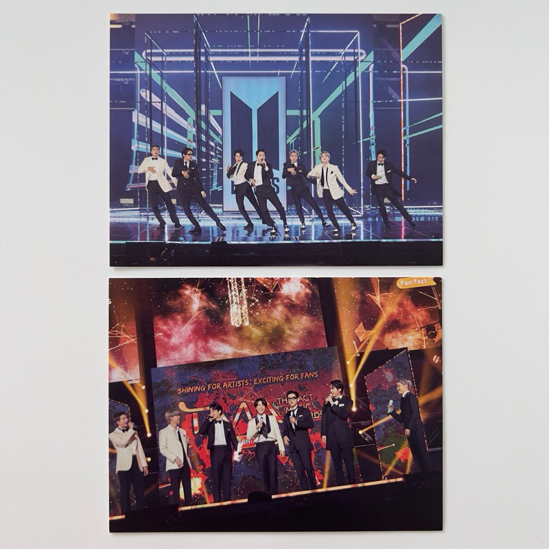 BTS 방탄소년단 2021 The Fact Music Awards TMA TFMA Photobook Special Edition China Photo Postcard Post Su