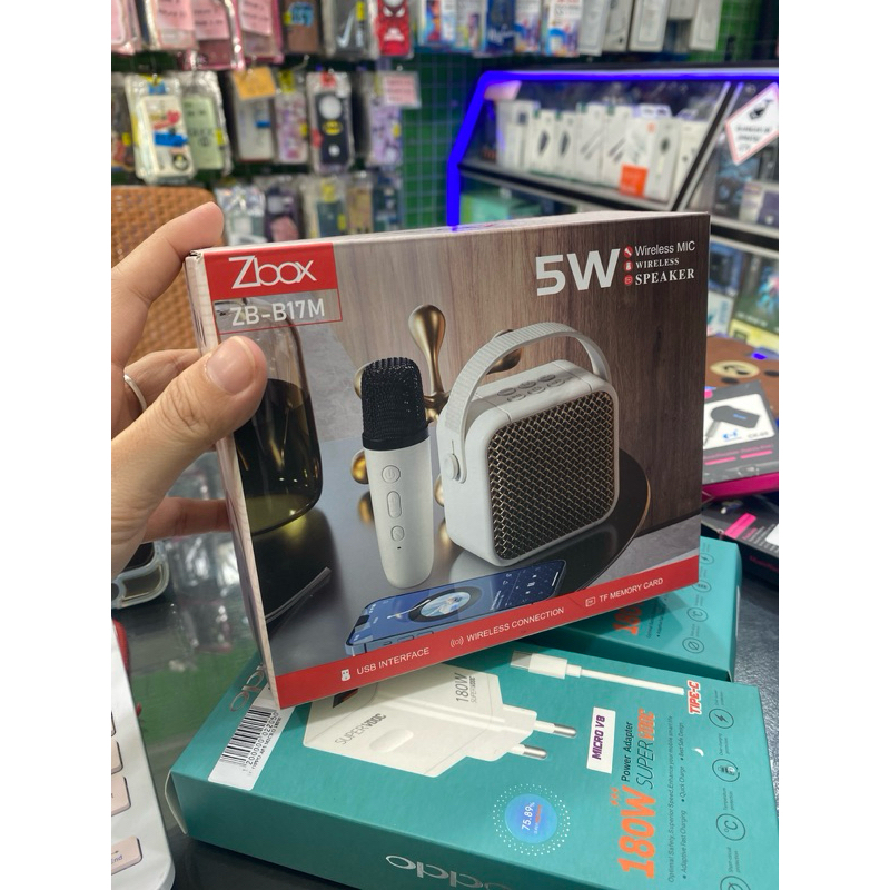 MIC CIPUNG ZBOX WIRELESS SPEAKER & MIC KARAOKE