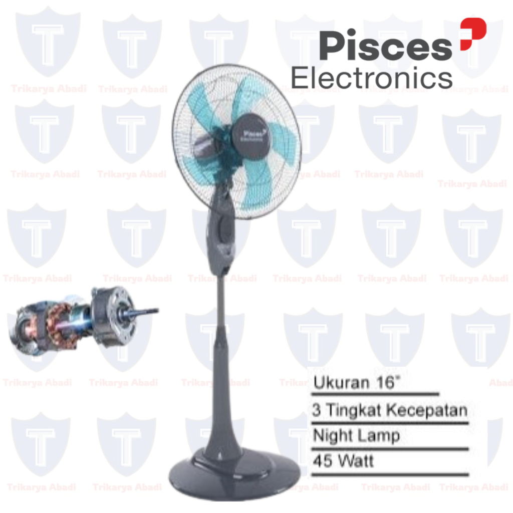 kipas angin berdiri 16 inch kipas angin pisces 16" - SF 1680 PRO