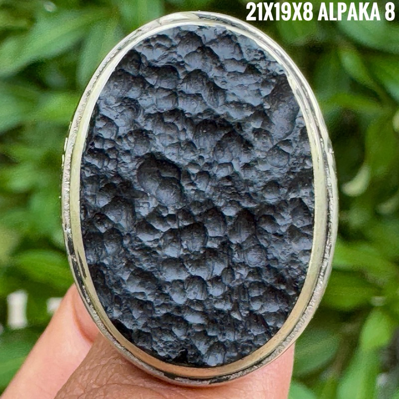 Cincin Batu Akik Natural Meteorite