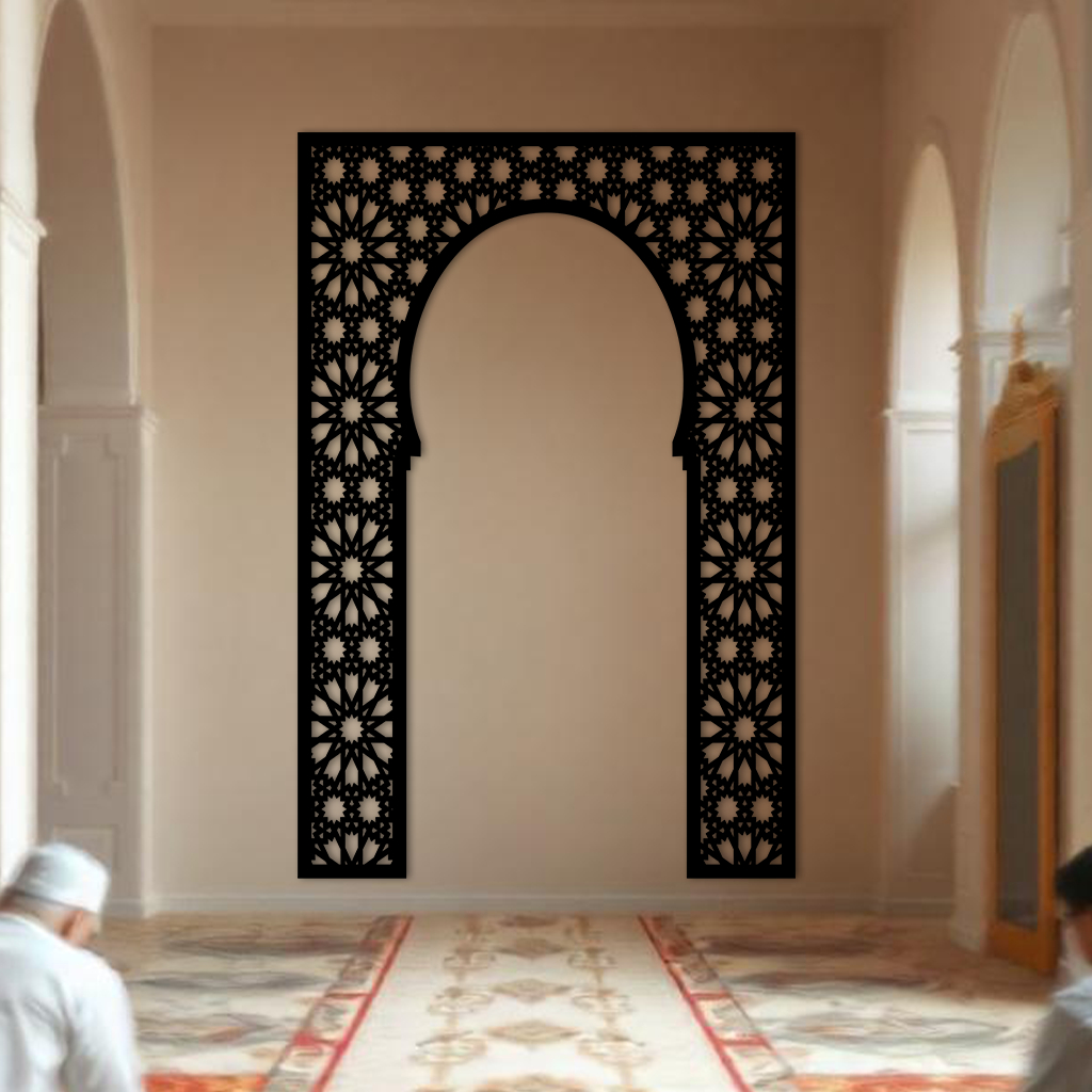 [Hiasan Dinding] ISLAMIC AESTHETIC SET WALL DECOR MIHRAB MUSHOLLA LENGKUNG