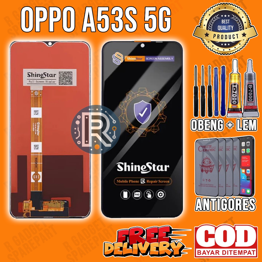 LCD OPPO A53S 5G SHINE STAR FULLSET LCD TOUCHSCREEN