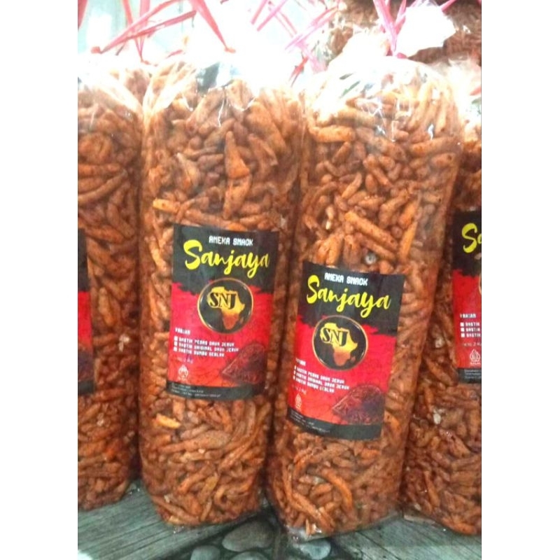 

Basreng kemasan 500gr rasa original dan pedas