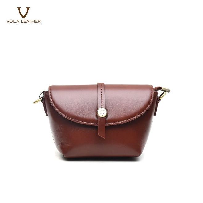 VOILA LEATHER Tas Selempang Wanita Kulit Asli Genuine Leather Sling Bag AMARA