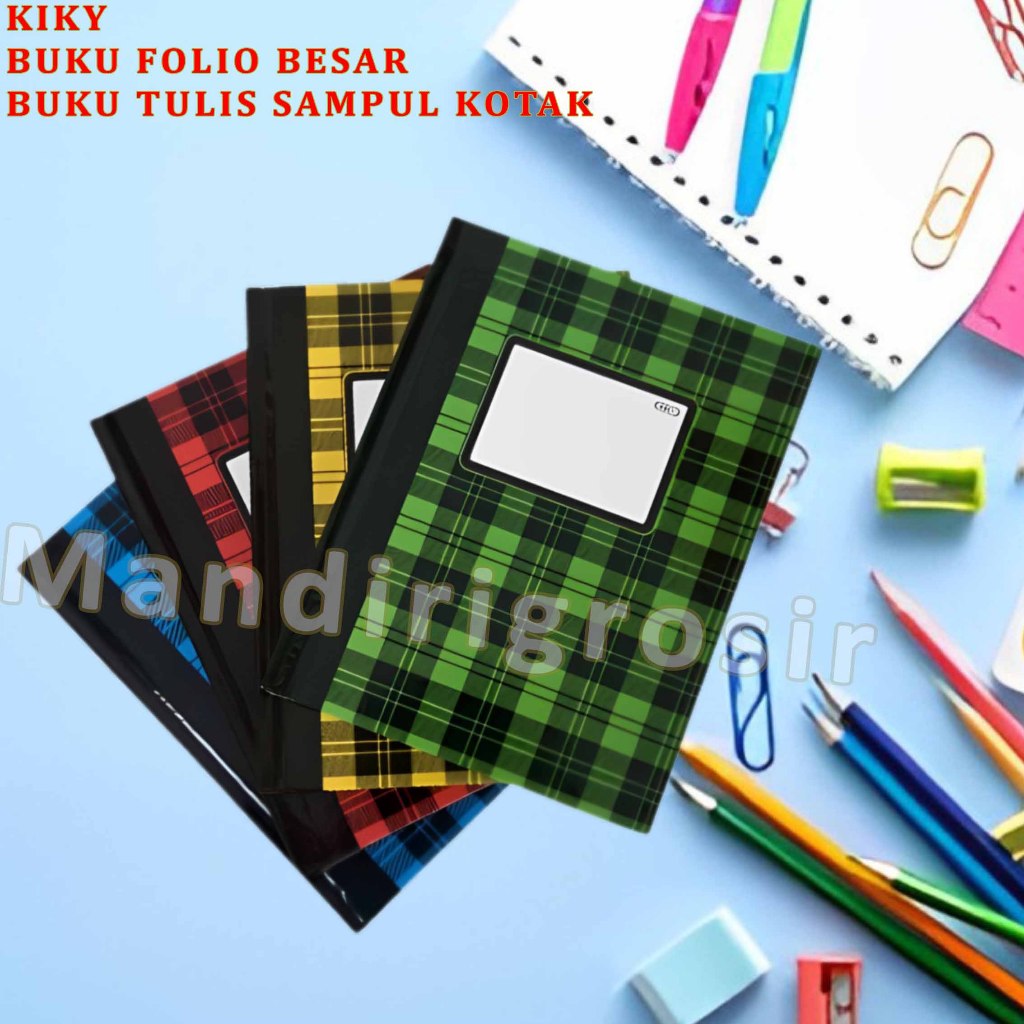 

Buku Folio Besar * Kiky * Buku Tulis Sampul Kotak * 200L 622320