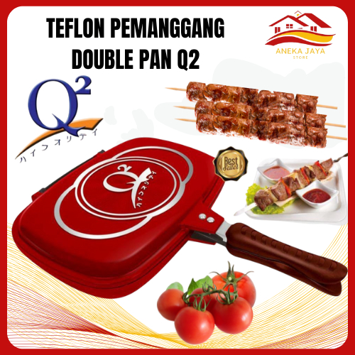 Double Pan Q2 Teflon Panggangan Titanium Double Pan Standard DOUBLE PAN TEFLON / PANGGANGAN DOUBLE P