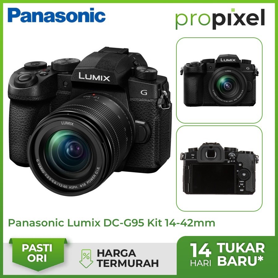 Panasonic Lumix DC-G95 Kit 14-42mm Kamera Lumix G95 G-95 Garansi Resmi