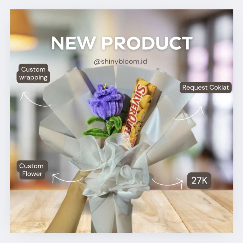 BUCKET / BOUQUET BUNGA DENGAN COKLAT // HADIAH VALENTINE/ANNIVERSARY/ULANG TAHUN/WISUDA BISA REQUEST