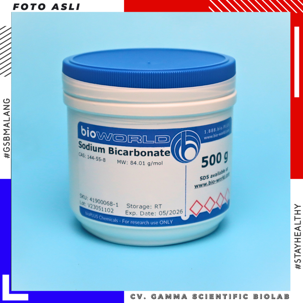 Sodium Bicarbonate - 500 g | BioWorld #41900068-1