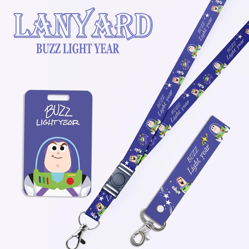 

STRAP LANYARD CARD HOLDER BUZZ LIGHT YEAR Gantungan Kunci, Handphone, ID Card
