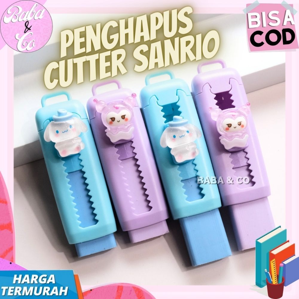 

PENGHAPUS SANRIO CUTTER PENGHAPUS LUCU UNIK PENGHAPUS KATER KUROMI CINNAMONROLL DORONG SANRIO ERASER SANRIO LUCU IMUT UNIK READY COD