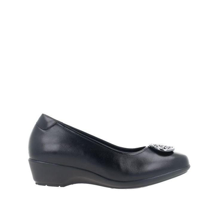 Bocorocco D. Arabela 08 Nero - Sepatu Wedges Wanita