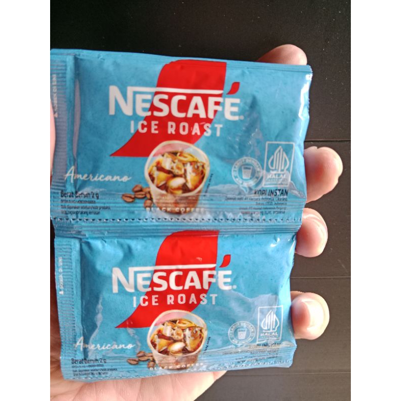 

Nescafe Kopi Instan Ice Roast Kemasan 1 Renceng isi 10 Sachet