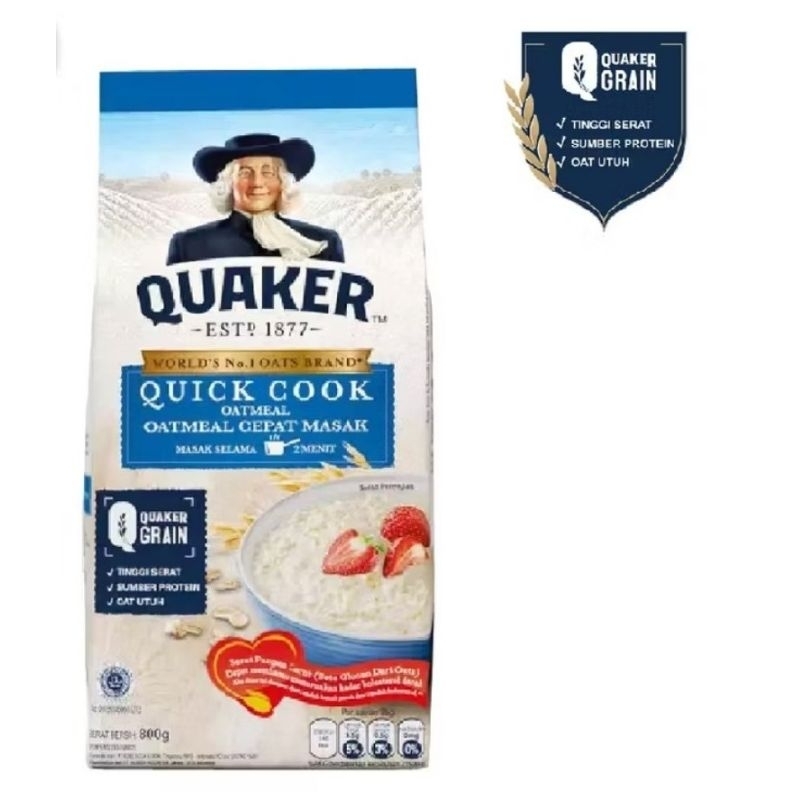 

Quaker Oatmeal 800g Quaker Quick Cook
