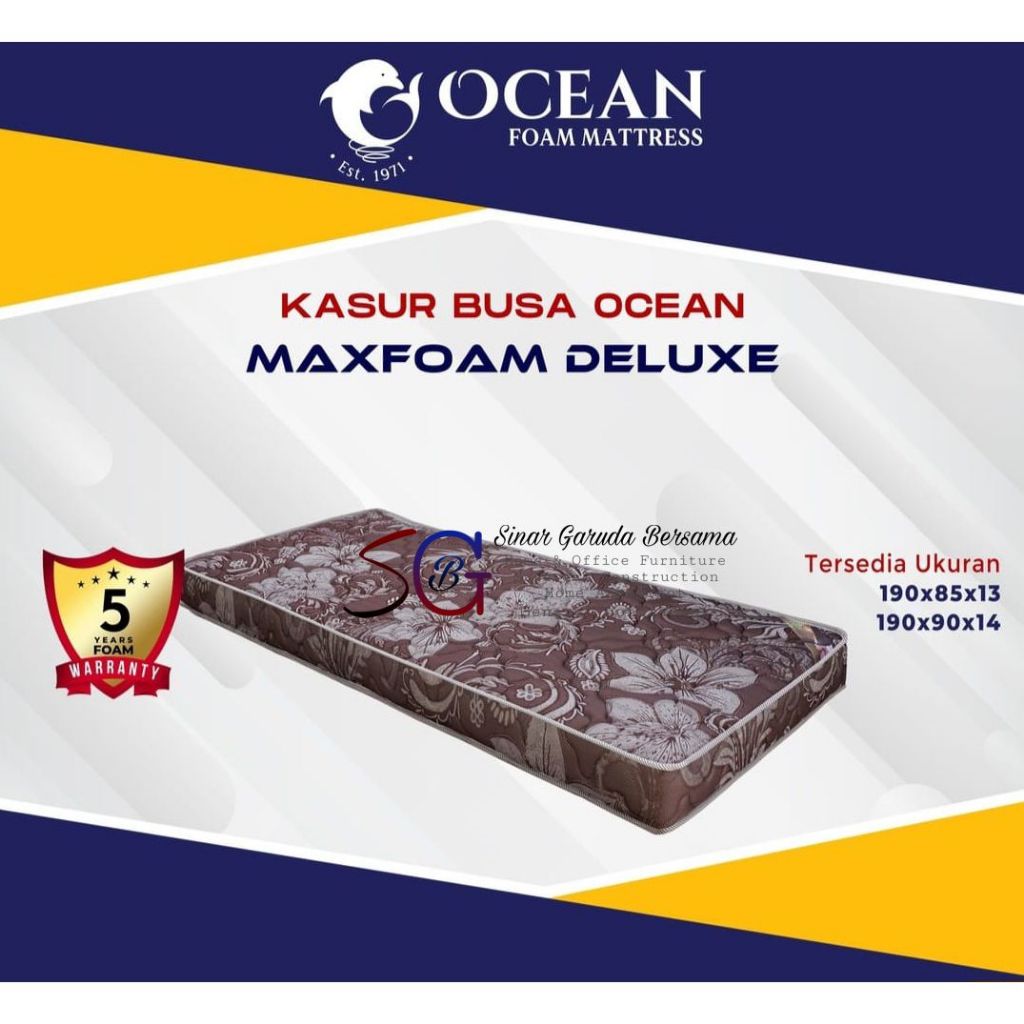 [GARANSI 5 TAHUN] OCEAN KASUR BUSA 2 UKURAN / KASUR BUSA EMPUK BERGARANSI COCOK UNTUK KOS ASRAMA MAX