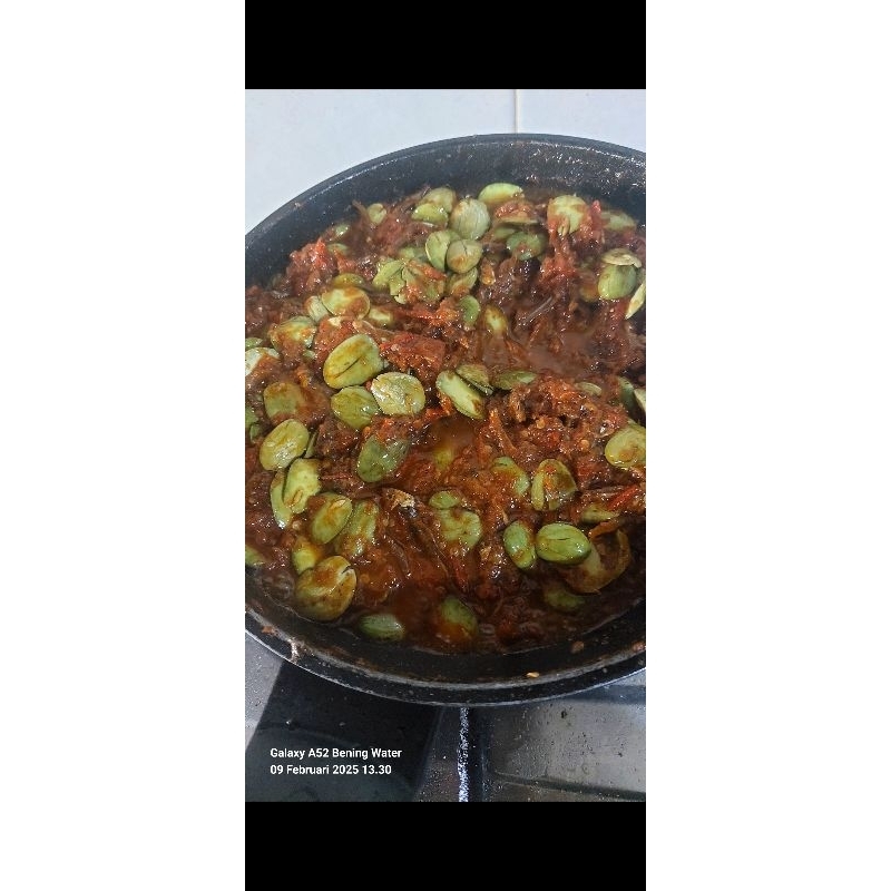 

sambel petai teri medok/sambal petai ulek