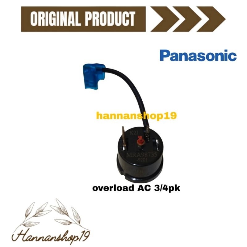 Ay00 Overload AC Panasonic 1/2pk - 2pk - Overload AC Panasonic 1/2pk,3/4pk,1pk,1,5pk,2pk
