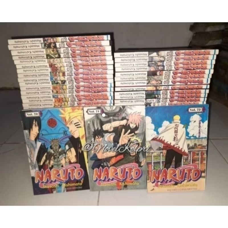 Komik SET Lengkap Naruto 1-72 Tamat