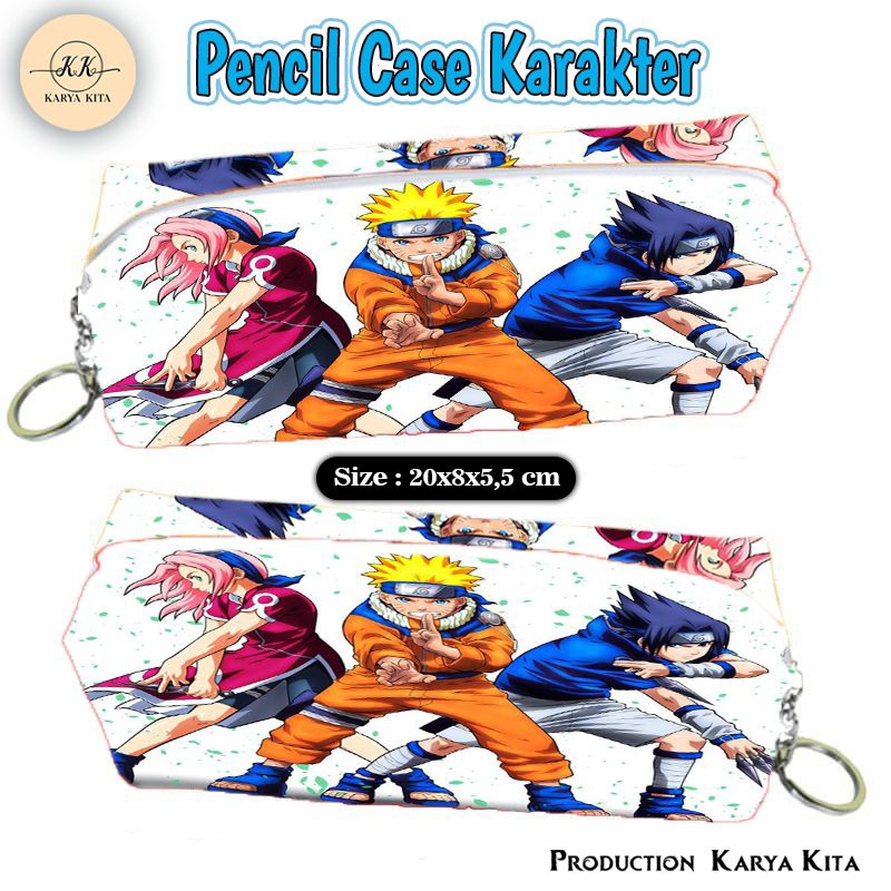 

Tempat pensil multifungsi karakter, tempat pensil multifungsi anak gambar naruto 05/Tempat pensil anime