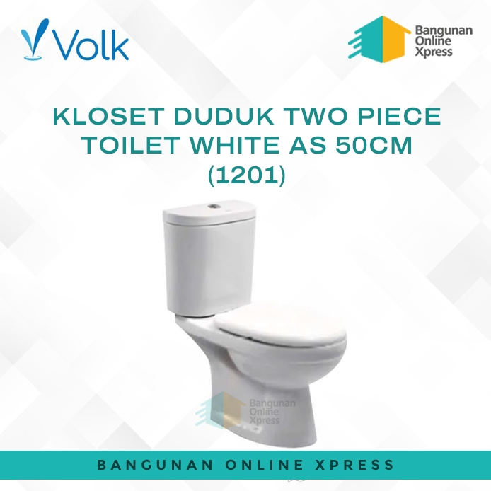 KLOSET DUDUK VOLK TWO PIECE TOILET 1201 50CM