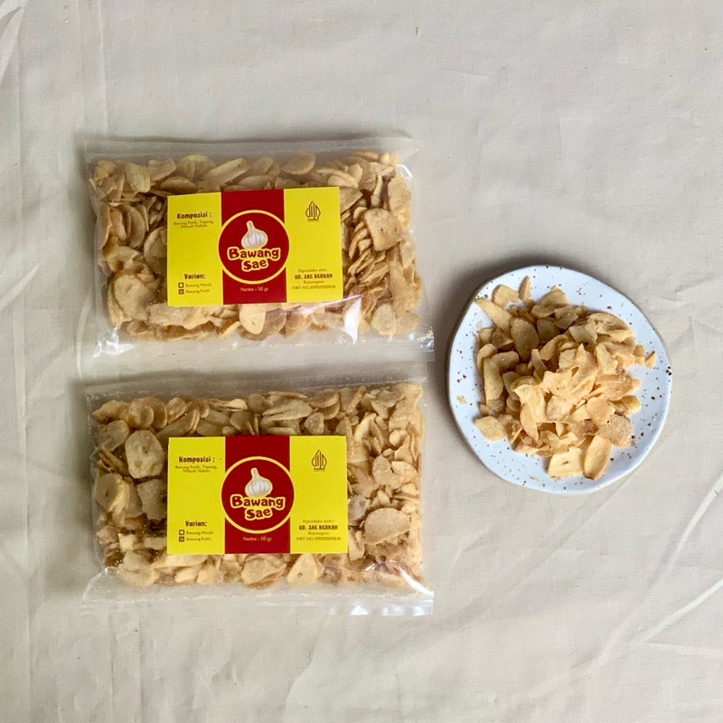 

Bawang Putih Goreng - Bawang Goreng - Produk Rumahan - Jogja - Bawang Sae