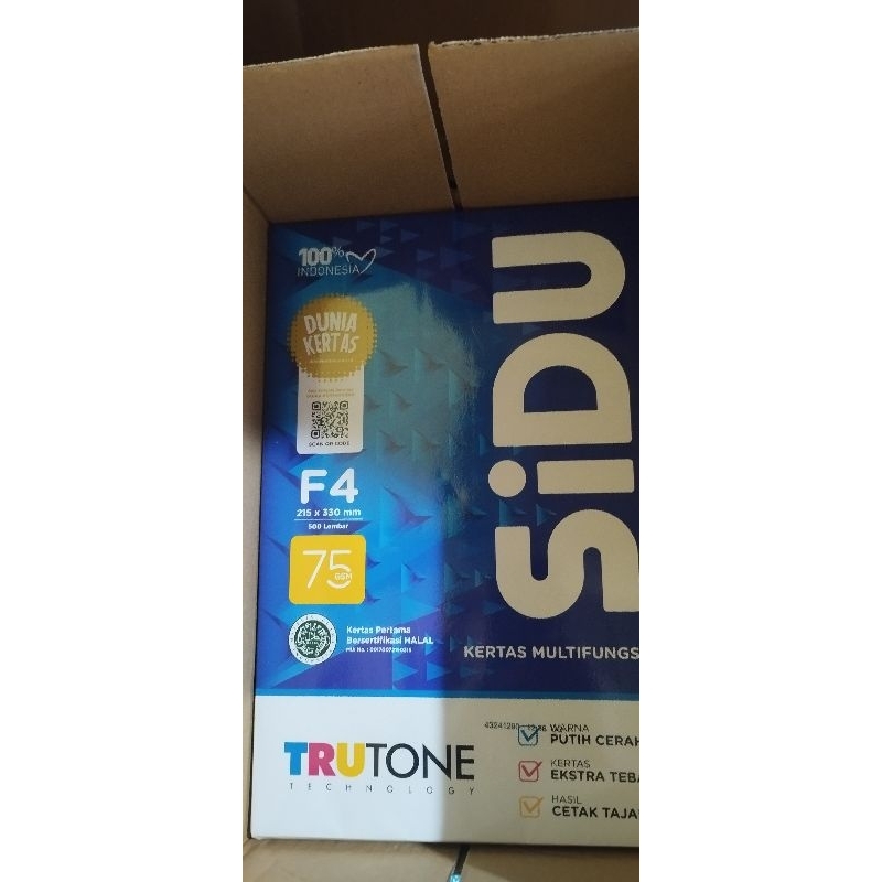 

Kertas HVS SIDU F4 75 gsm