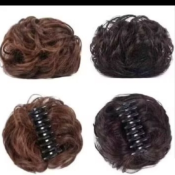 sanggul jepit modern model curly