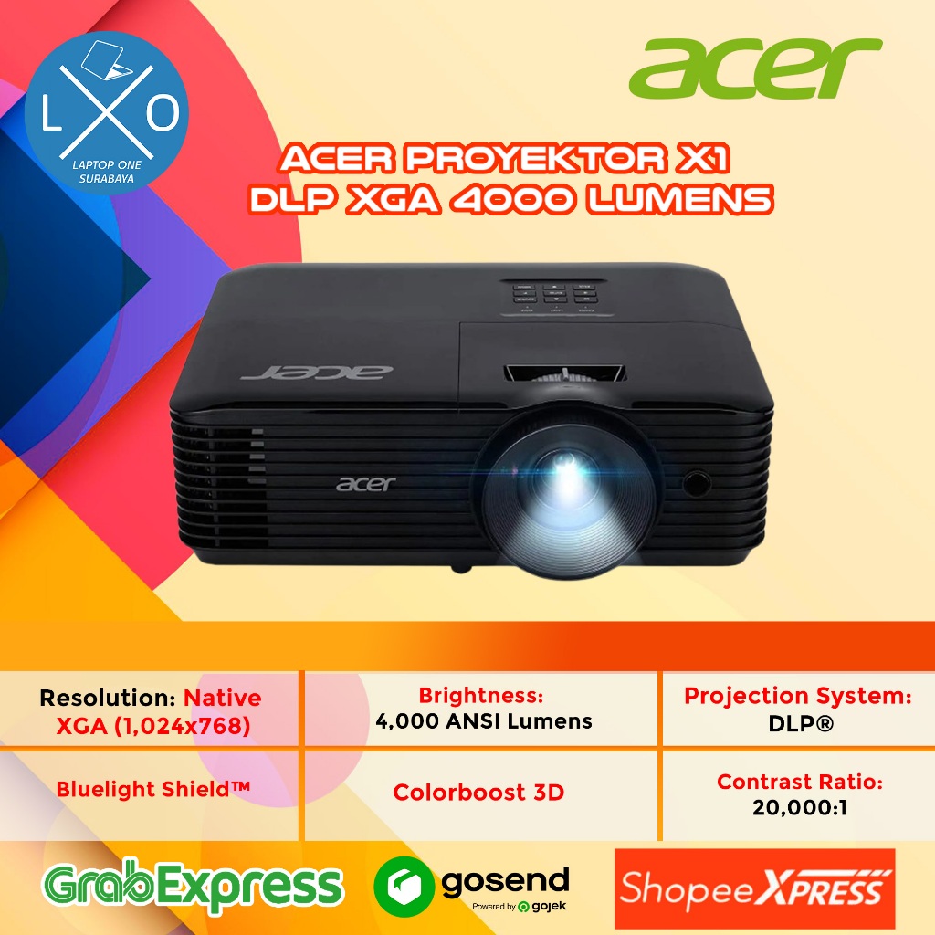 ACER PROYEKTOR X1 DLP XGA 4000 LUMENS