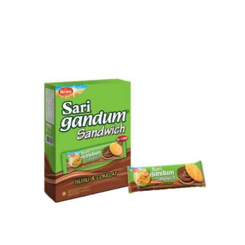 

ROMA SARI GANDUM SANDWICH 12PCS