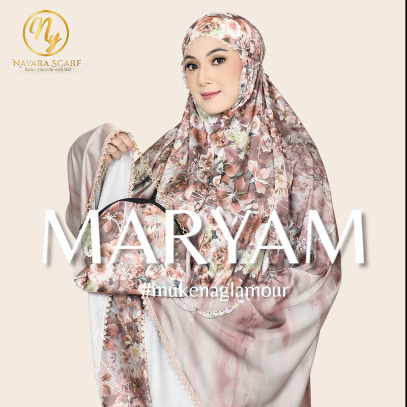 Mukena Armani Silk Printing Premium Florencia by Nayara Scarf