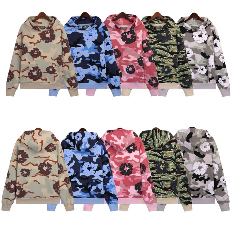 Denim Tears Camo Wreath Hoodie Joggerpants Streetstyle Streetwear
