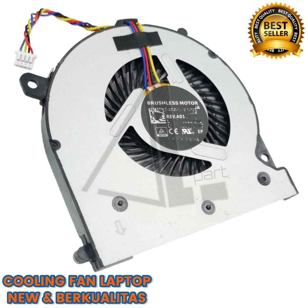 Cooler Fan Elitebook 745 G1 745 G2 Elitebook 745-G1 745-G2 Cooling Fan 4 PIN Kipas Internal Laptop N