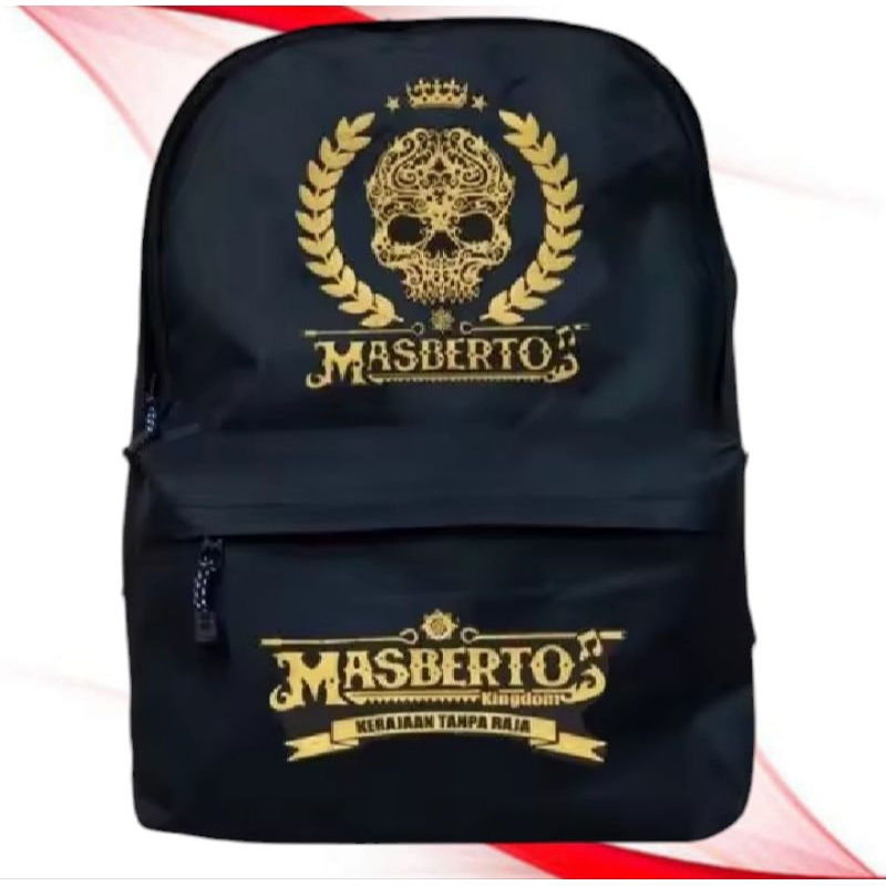Tas Ransel Pria MASBERTO Warna Hitam