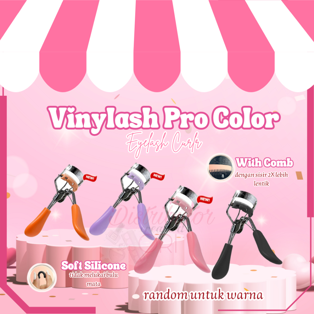 SALSA Vinylash Pro Eyelash Curler - Penjepit Bulu Mata Jepit Pelentik