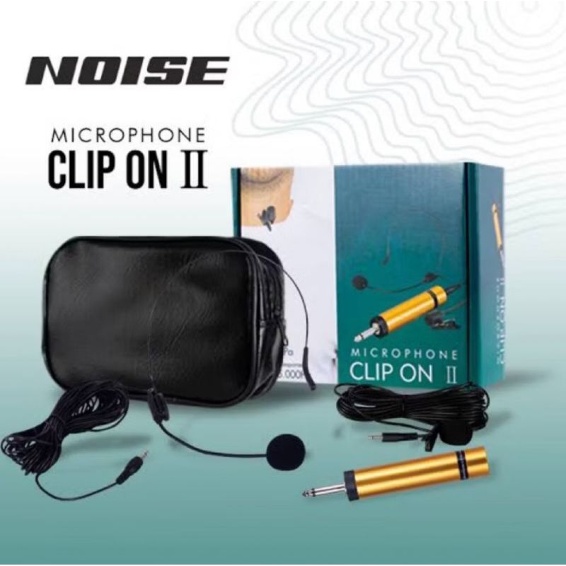 Microphone Clip on noise Headset atau Clip on bandu