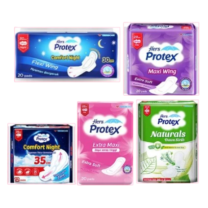 Hers Protex Softcare Pembalut Wanita Wings /Maxi 20 pads