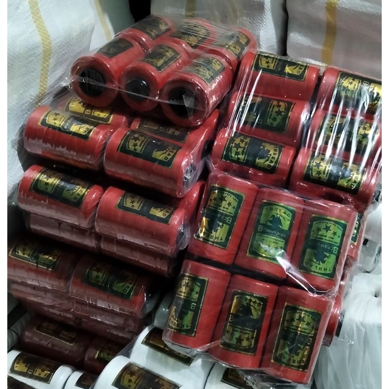 benang jahit karung warna merah 20/6