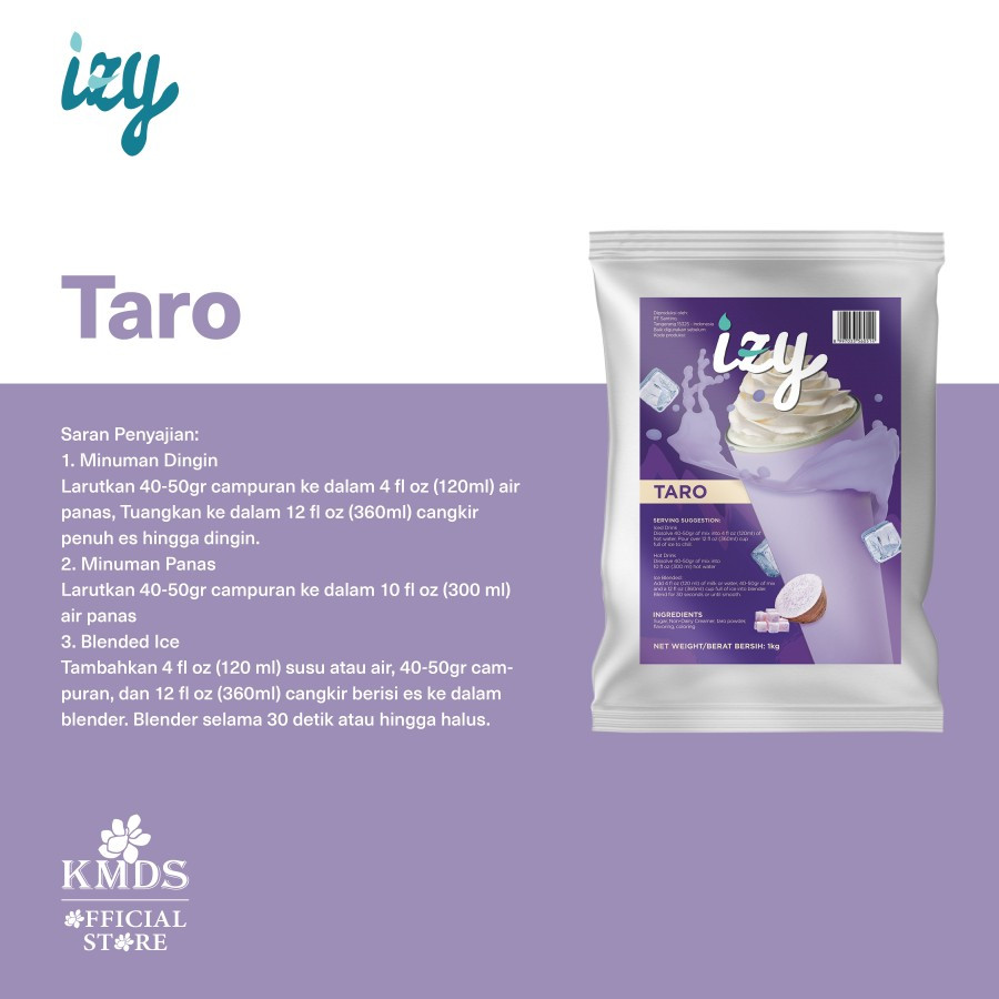 

IZY TARO POWDER 1KG 1000GR