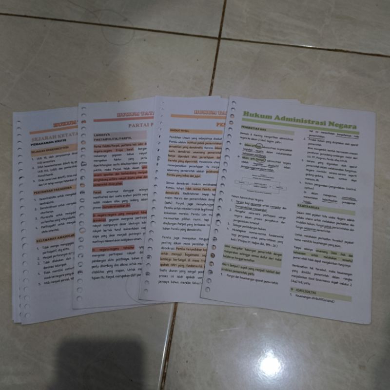 JASA PRINT KERTAS BINDER [BISA BOLAK-BALIK] B5 A5 A4 F4 CUSTOM WARNA/HITAM-PUTIH