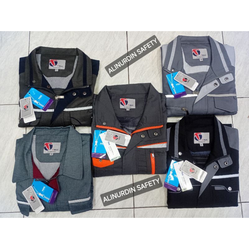 Safety Baju Kerja Atasan Safety TBUC Double Reflector 5 Varian 100%ORIGINAL EKSPOR KOREA