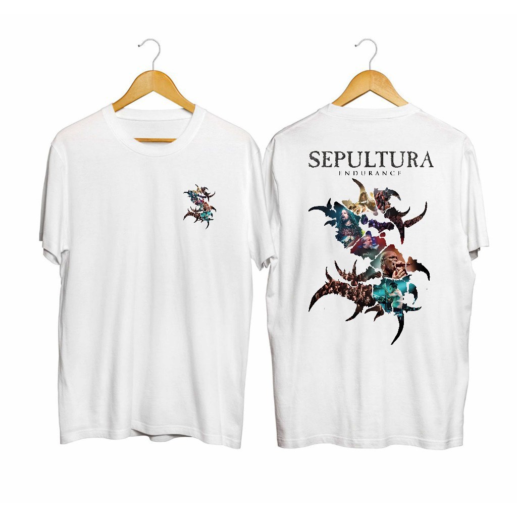 Tshirt Band Sepultura - Endurance / Kaos Musik Rock Metal