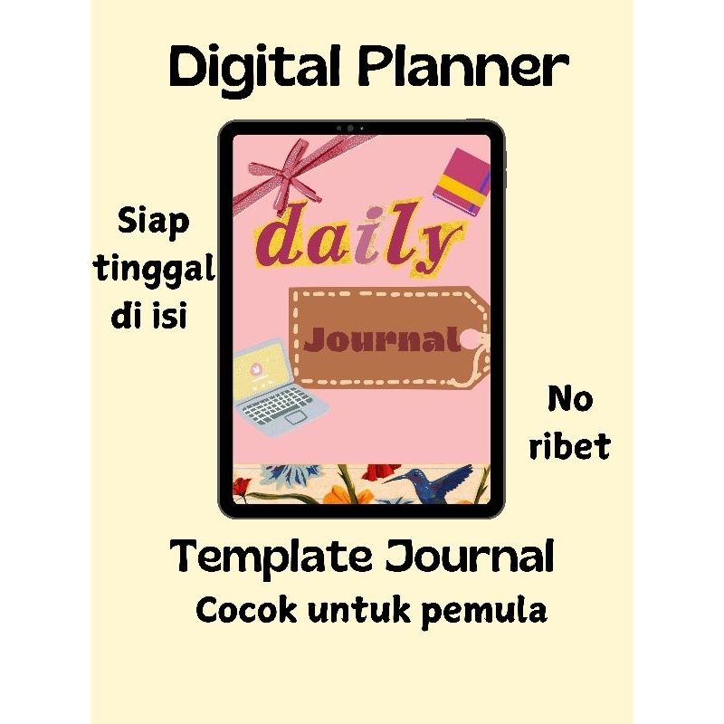 

Digital Planner ( Daily Journal) | PRAKTIS!! Langsung isi