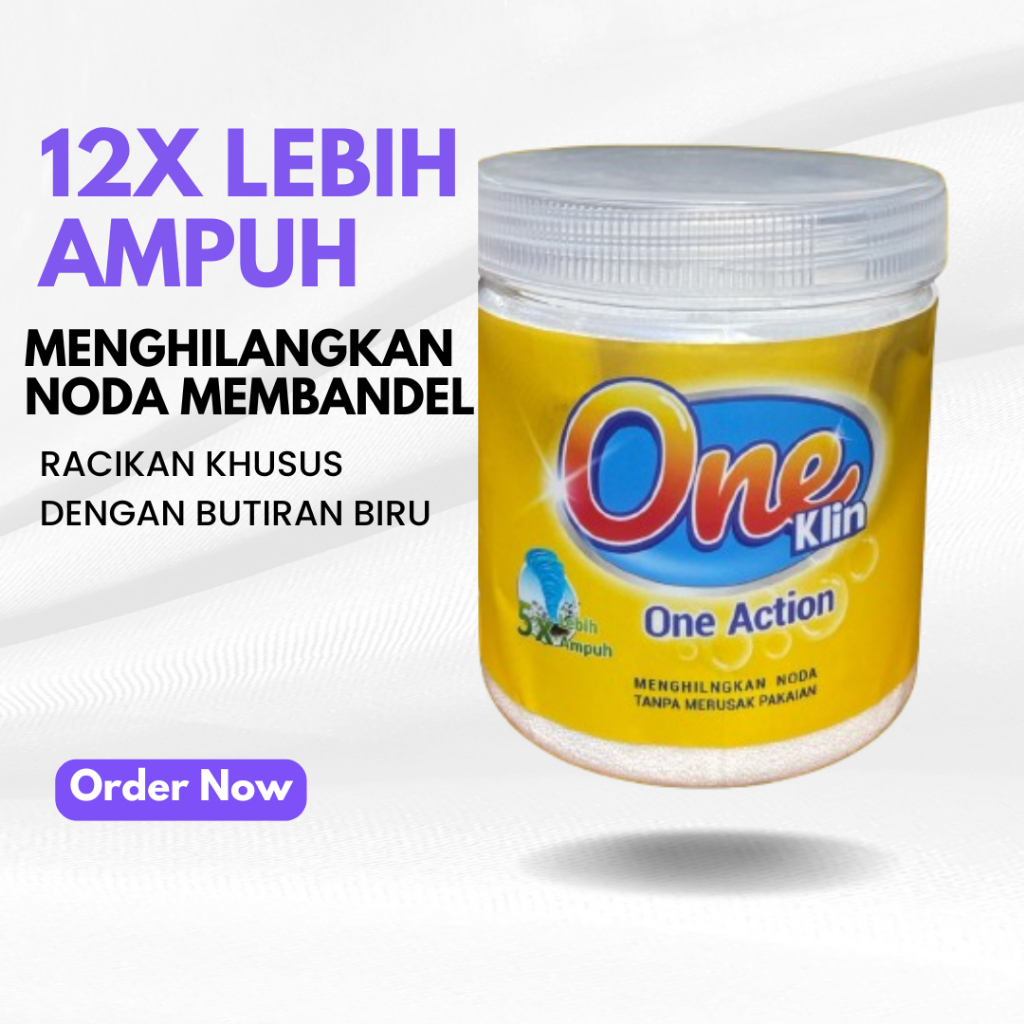 Oneklin Detergen Pembersih Noda Pakaian Ampuh / noda baju membandel / noda baju berjamur