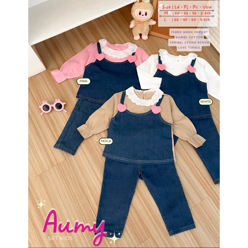 setelan anak perempuan set import anak perempuan setelan anak import set jeans anak